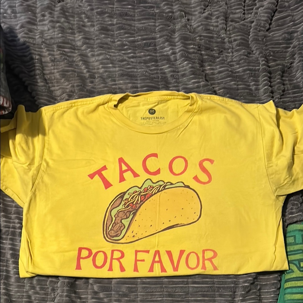 Original Retro Brand Yellow Tacos Shirt